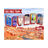 Custom Nevada Postcard