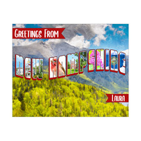 Custom New Hampshire Postcard