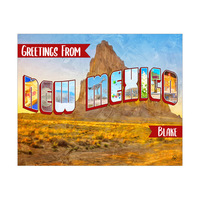 Custom New Mexico Postcard