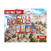 Custom South Dakota Postcard