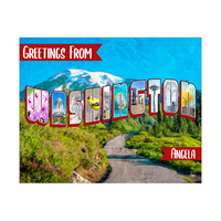 Custom Washington Postcard
