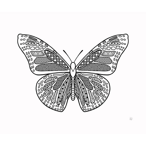 Coloring Butterfly