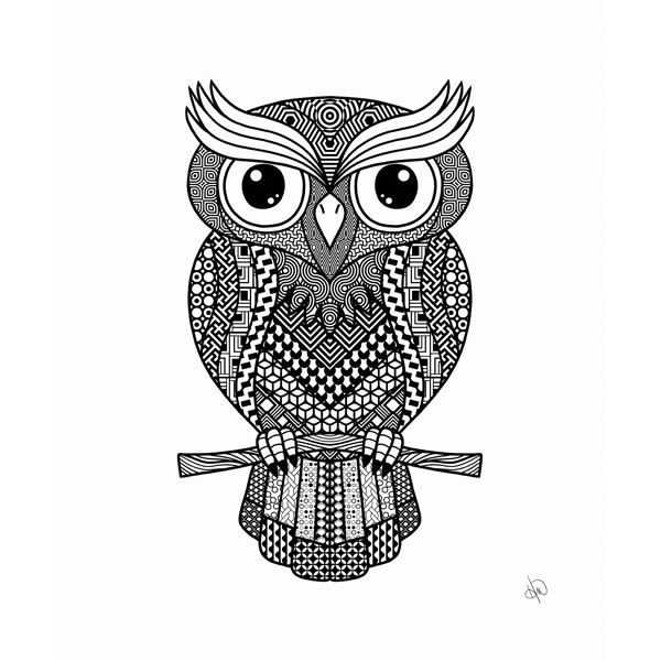 Coloring Owl