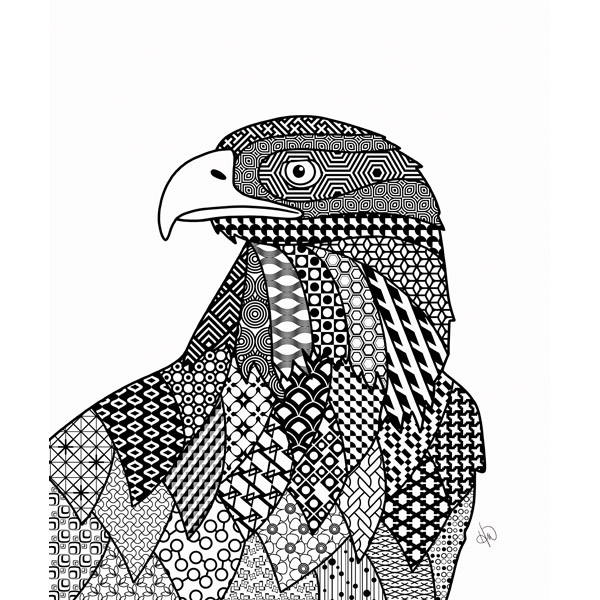 Coloring Eagle