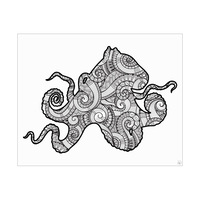 Coloring Octopus Alpha