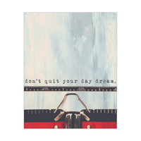 Red Typewriter Don't Quit Your Day Dream