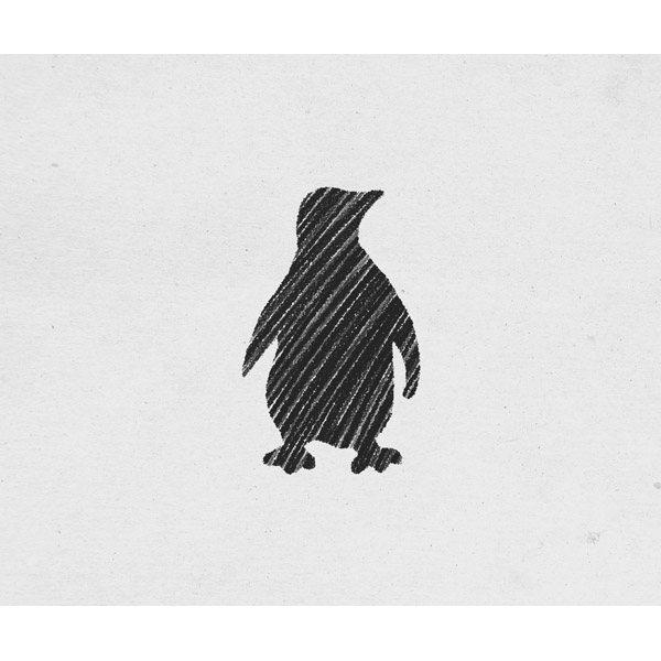 Black Penguin Silhouette