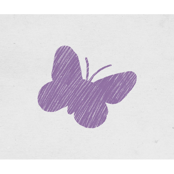 Butterfly - Crayon