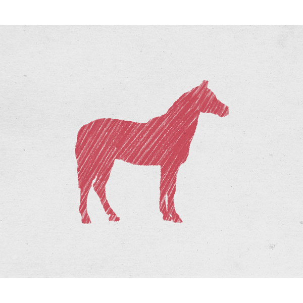 Horse - Crayon
