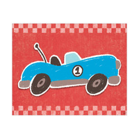 Blue Race Car 1