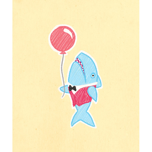 Shark with Ballon