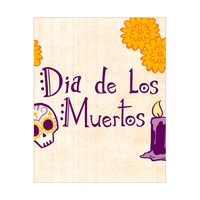 Dia De Los Muertos - Yellow