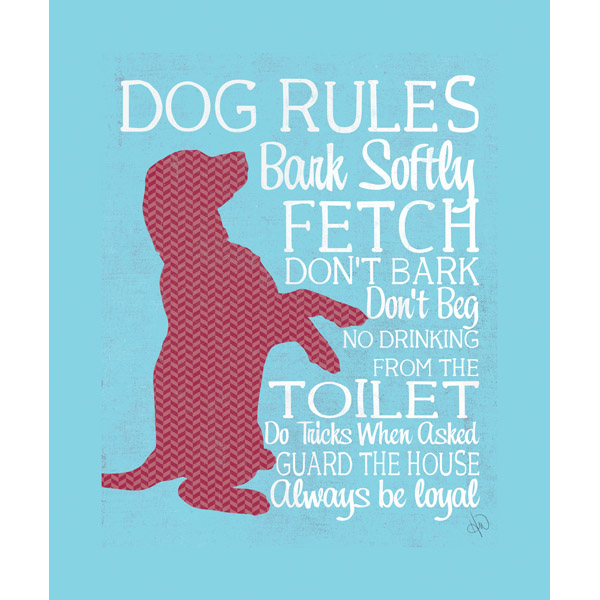 Dog Rules - Red