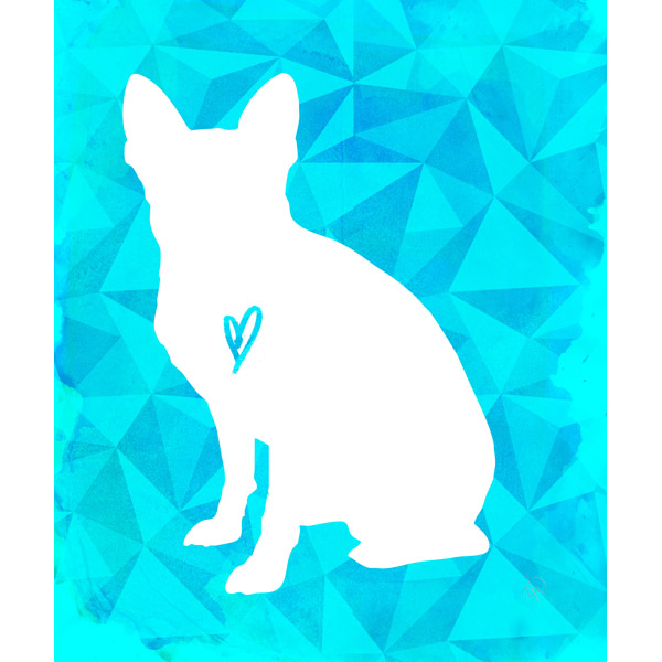 Canine Heart - Blue