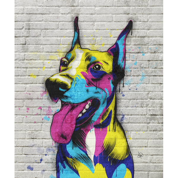 Dobermann Graffiti Alpha