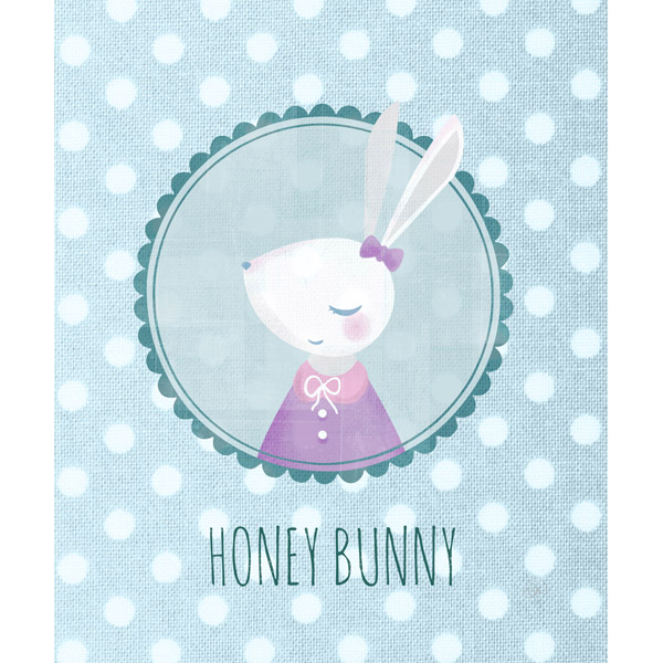 Blue Honey Bunny