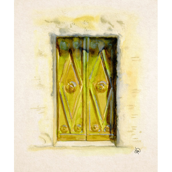 Old Wooden Door Paris Alpha