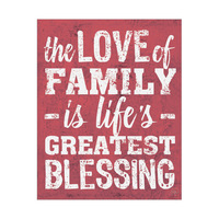 Life's Greatest Blessing - Red