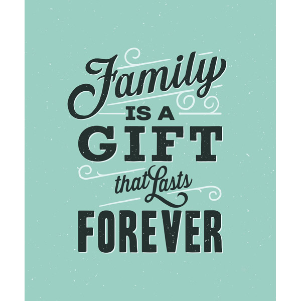 Family is a Gift - Mint