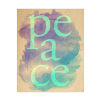 Cool Tone Peace Typography