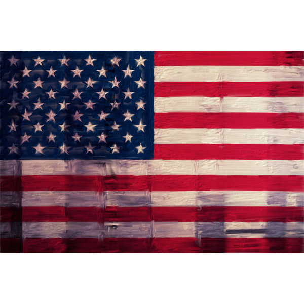 USA Flag - Painted