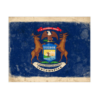 Flag of Michigan - Light Paper