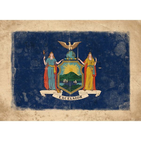Flag of New York - Light Paper