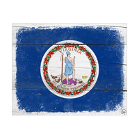 Flag Of Virginia - Wood Plank