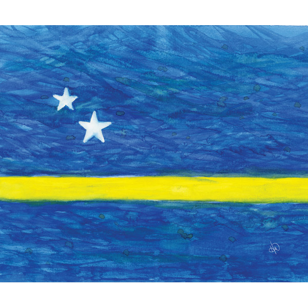 Curacao National Flag