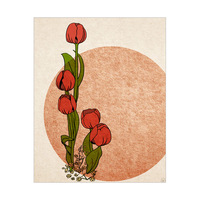 Tulips on Paper