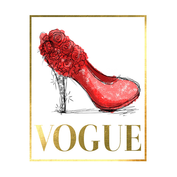 Crimson Vogue Stiletto