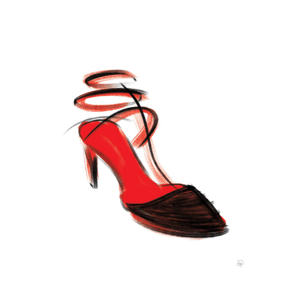 Crimson Shoe In