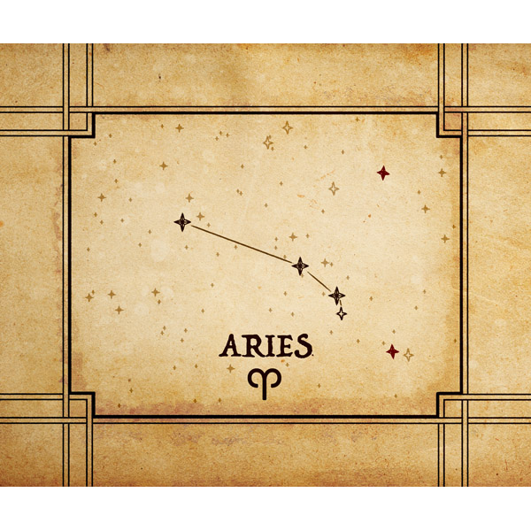 Vintage Aries Constellation