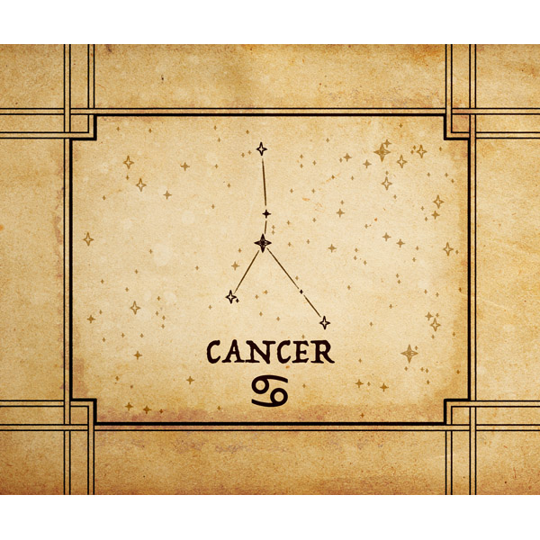 Vintage Cancer Constellation