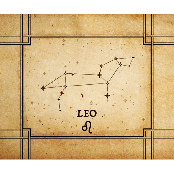 Vintage Leo Constellation