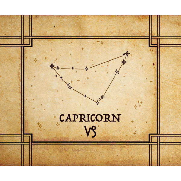 Vintage Capricorn Constellation