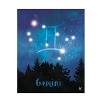 Gemini Symbol Blue