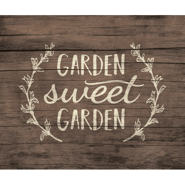 Garden Sweet Garden Rustic Wood