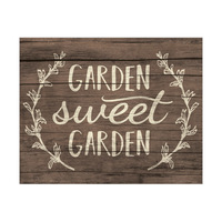 Garden Sweet Garden Rustic Wood