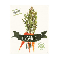 Organic Food Carrots Green