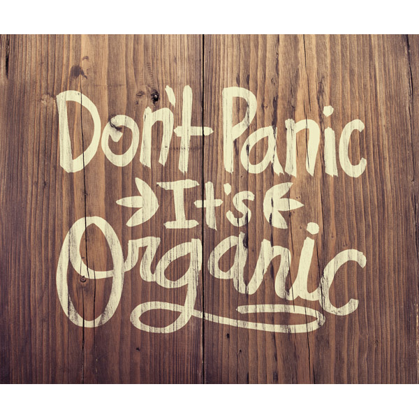 Don't Panic It's Organic Antique Wood