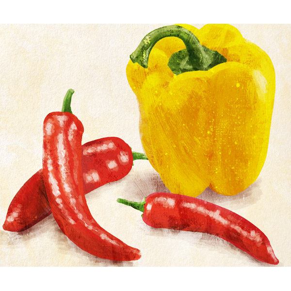 Painted Peppers