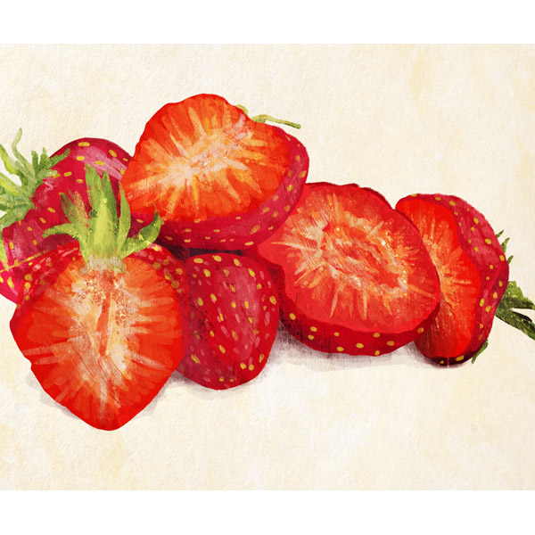 Painted Strawberries