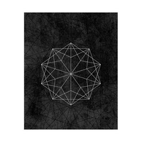 Geometric Sphere - White and Black