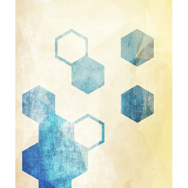 Connect the Hexagons - Cyan