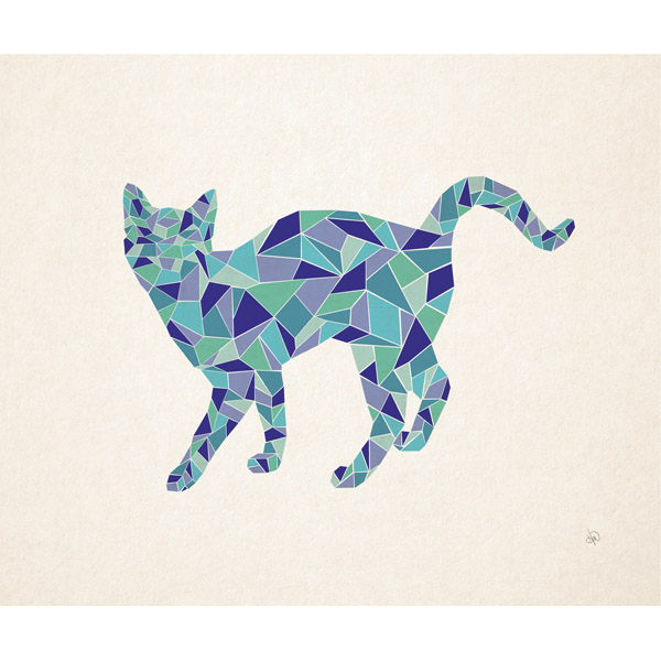 Blue Crystalline Cat