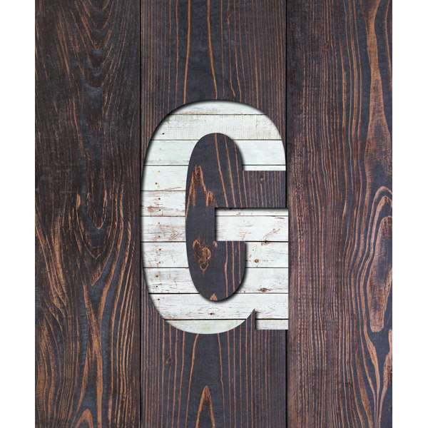 G - Wood Plank White
