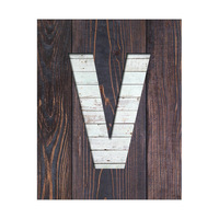 V - Wood Plank White