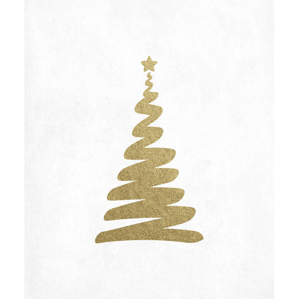 Christmas Twirl Gold