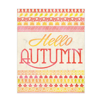 Hello Autumn - Red and Yellow